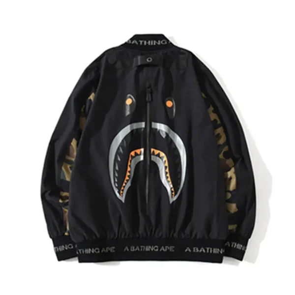 Bape Camo Shark Zip Up Jacket