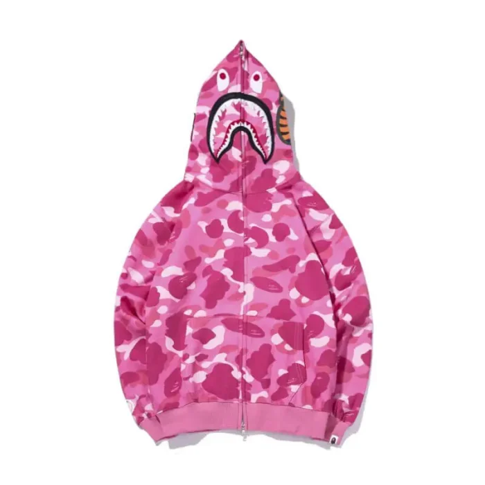 Bape Shark Camouflage Sweatshirt Hoodie