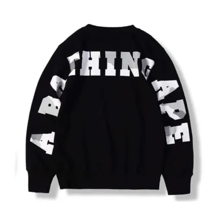 A Bathing Ape Grey Sweater || Free Shipping || Bape Official