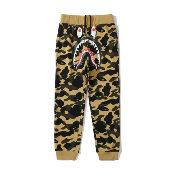 khaki-bape-shark-cargo-pants