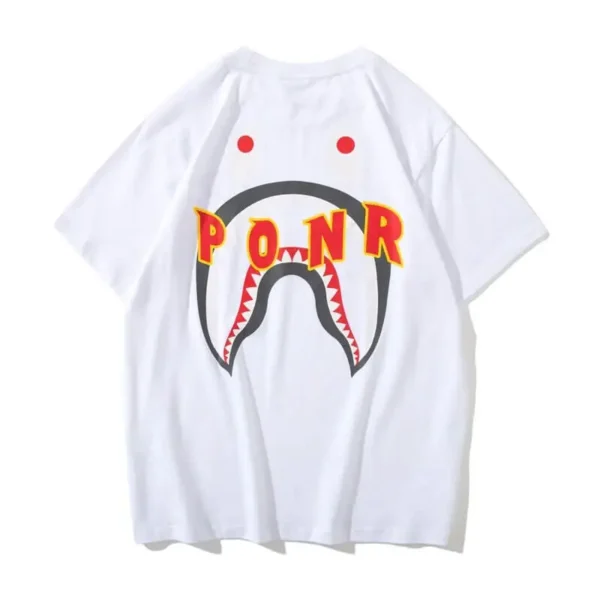 Bape PONR Logo Shirt - White