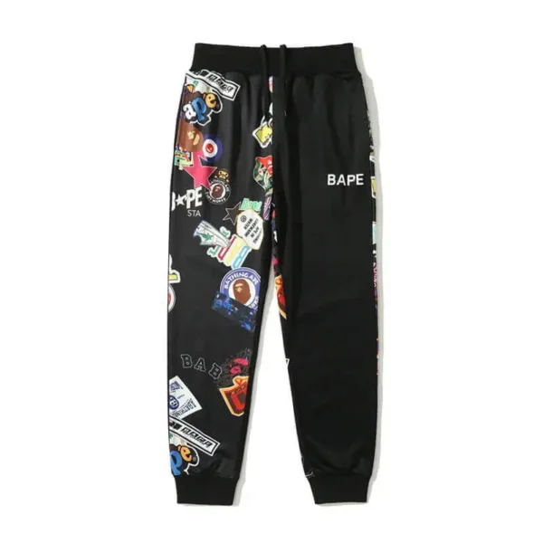 Embroidery Casual Bape Trousers