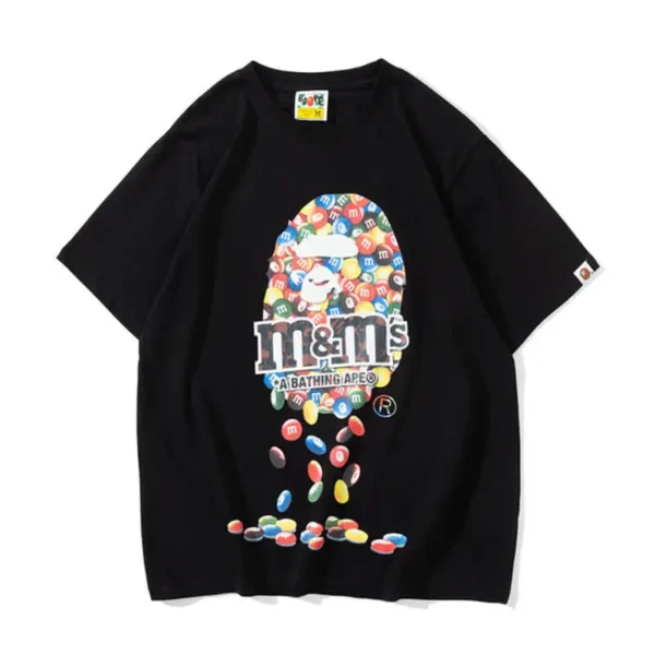 Unique Style Bape Shirt-Black