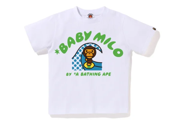 Baby Milo Surfing Summer Tee White