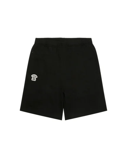 AAPENOW moonface logo sweat shorts