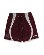 Solid Camo Jacquard Multilogo Relaxed Fit Sweat Shorts
